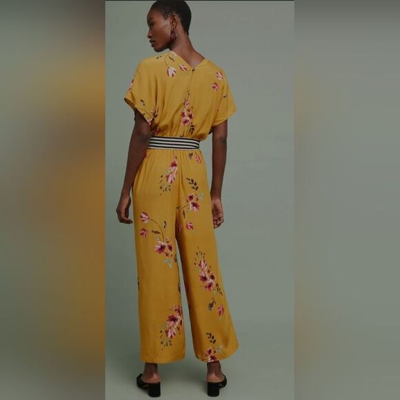 NWT ANTHROPOLOGIE Corey Lynn Calter | Floral Jumpsuit Size M - Picture 2 of 7